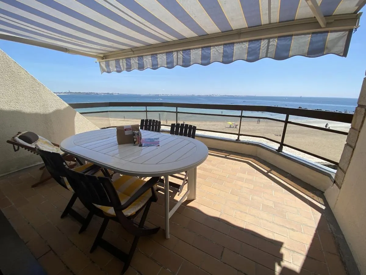 Larmor-Plage T4 Spacieux Avec Terrasse, Ascenseur Et Parking Face A La Mer - Fr-1-349-124
